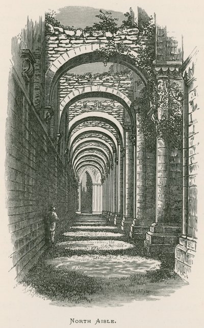 Fountains Abbey, North Aisle by Alexander Francis Lydon